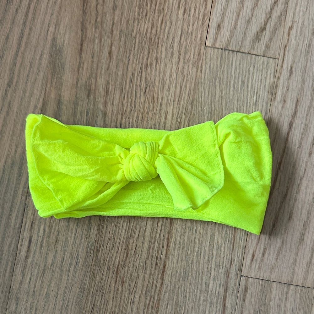 Neon Yellow Lime Kids Headband